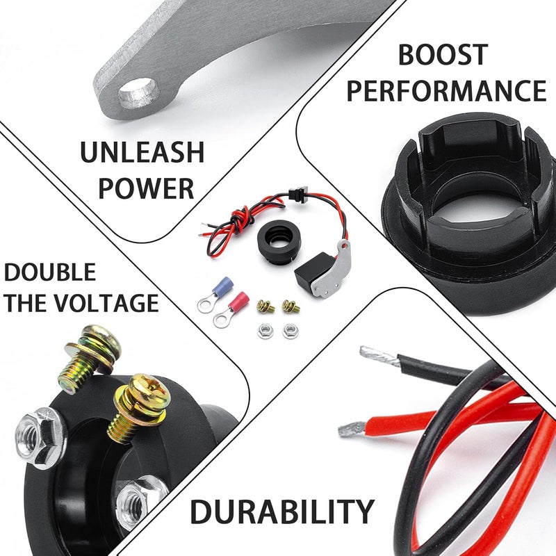 VODCACA 1281 Ignition Conversion Kit Compatible With 1957-1974 Ford 8 Cylinder, Ignitor Kit Replace For Pertronix - Image 4
